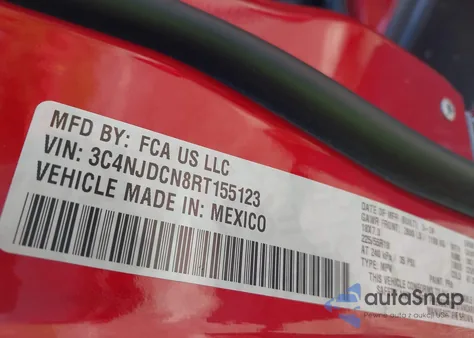 2024 Jeep Compass Limited 4X4 from USA, damaged, VIN 3C4NJDCN8RT155123